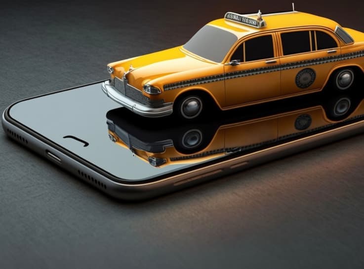 Decorative shape accent for Brooktondale NY Taxi and car Service section background